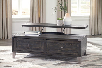 Todoe Dark Gray Lift Top Coffee Table