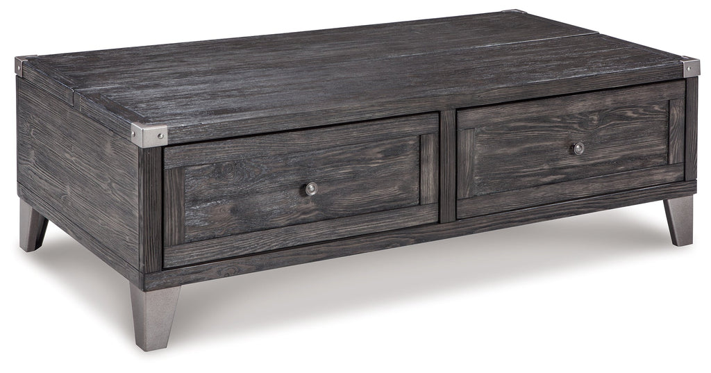 Todoe Dark Gray Lift Top Coffee Table