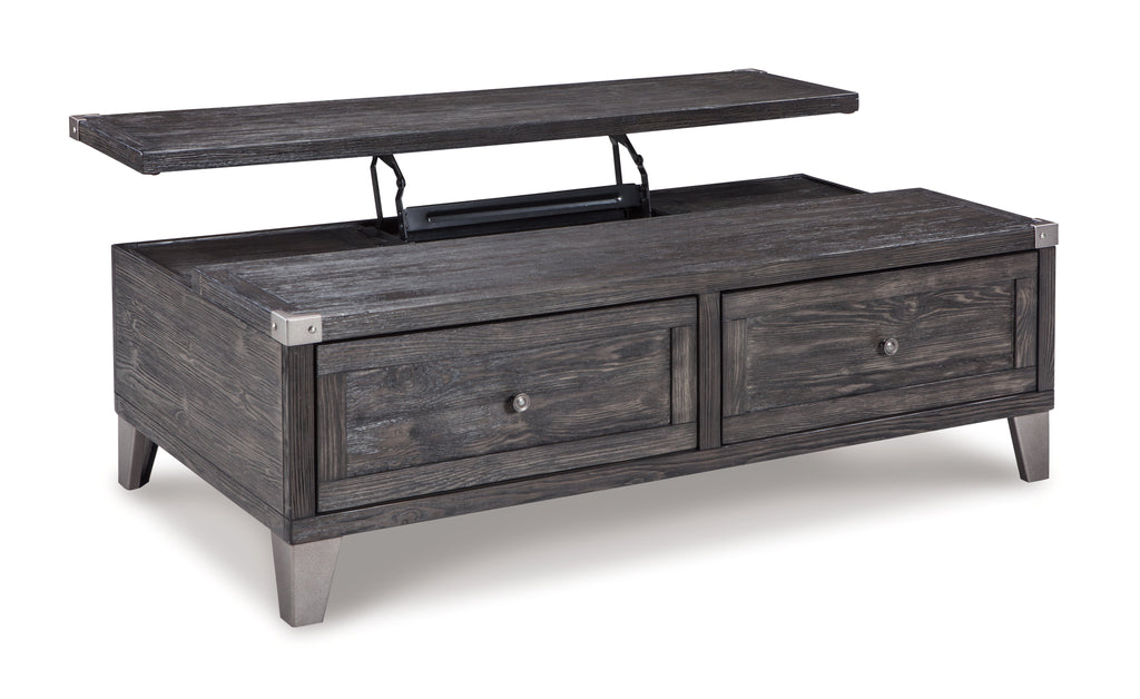 Todoe Dark Gray Lift Top Coffee Table
