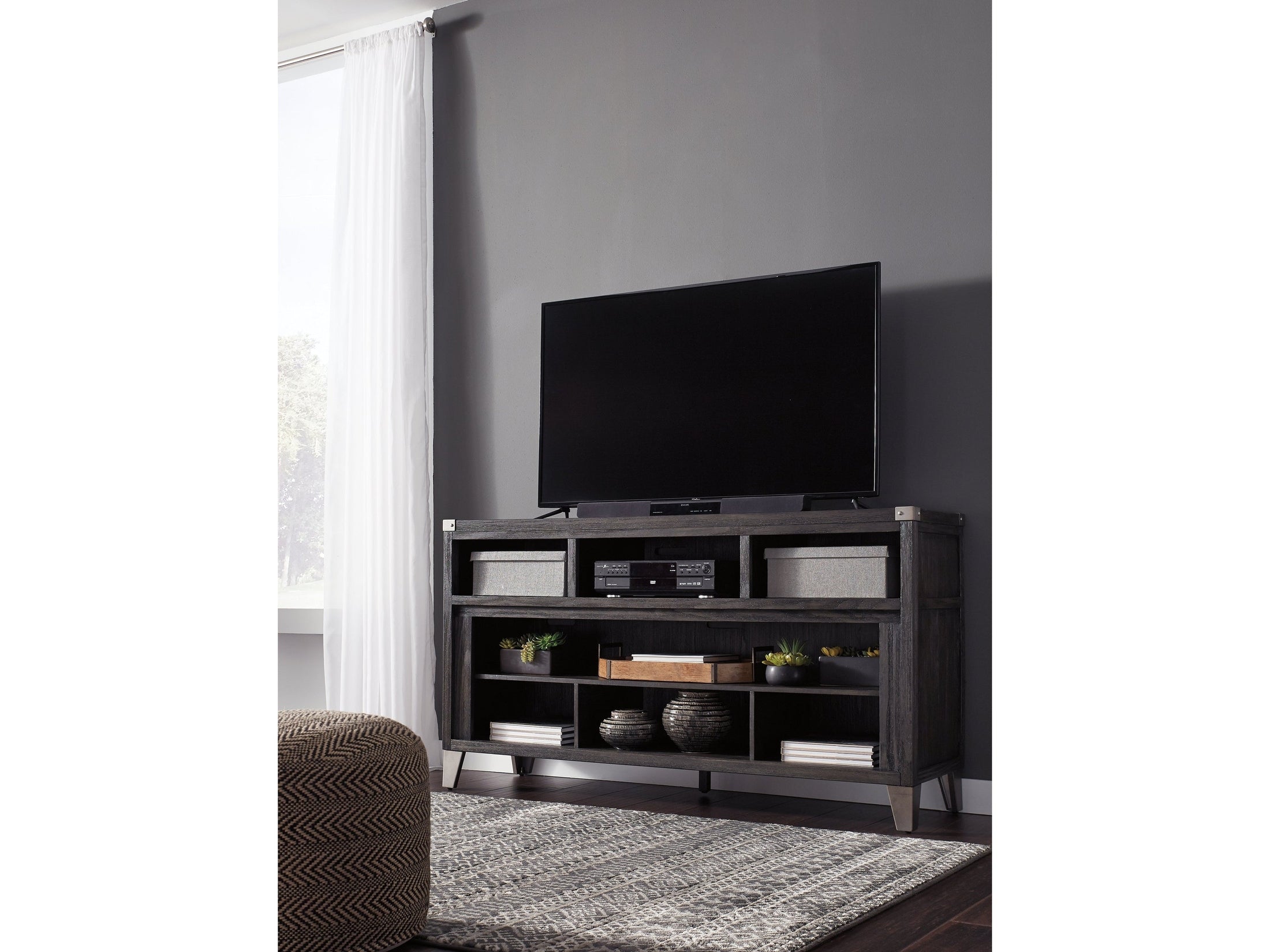 Todoe Gray 65" TV Stand