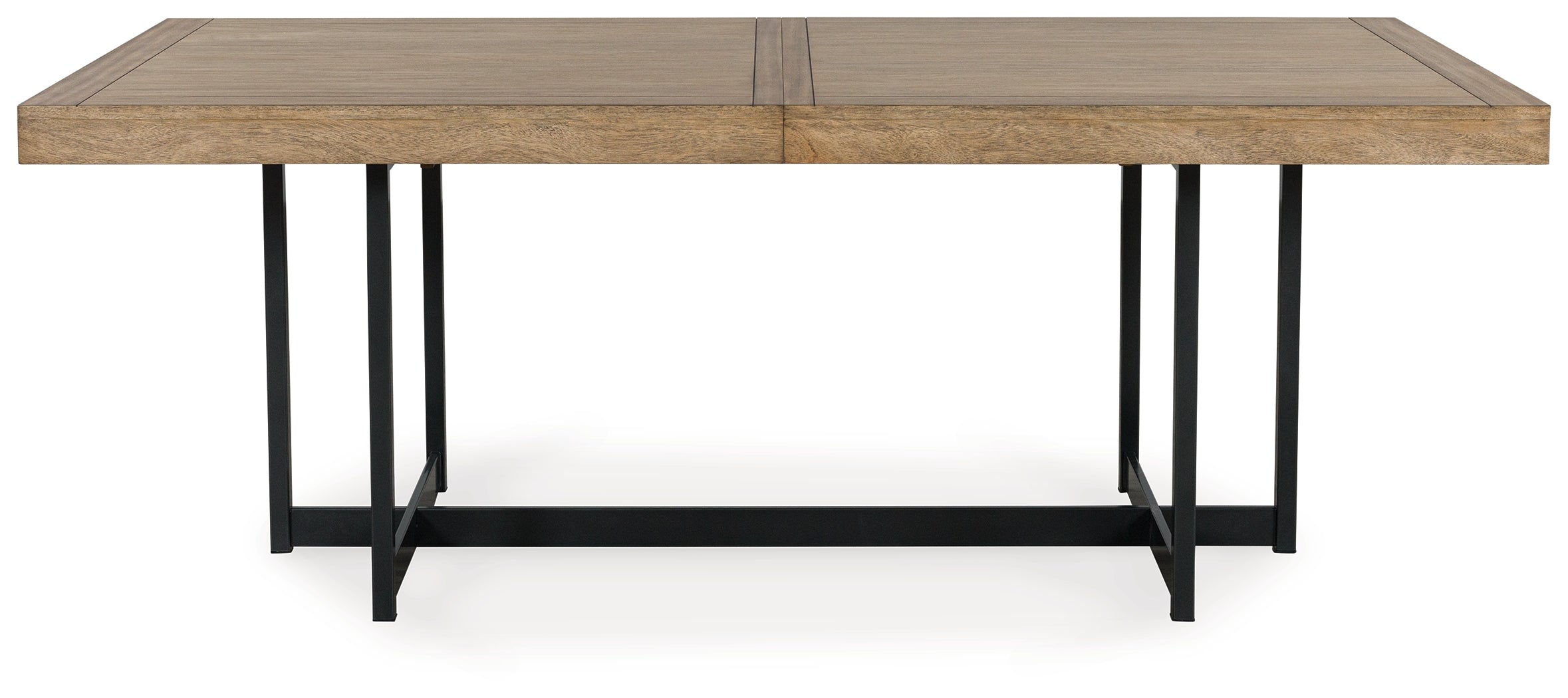 Tomtyn Brown Rectangle Dining Room Extension Table