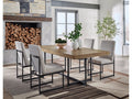 Tomtyn Light Brown Dining Table w/4 Chairs