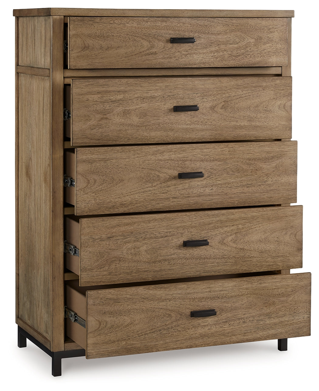 Tomtyn Light Brown Five Drawer Chest