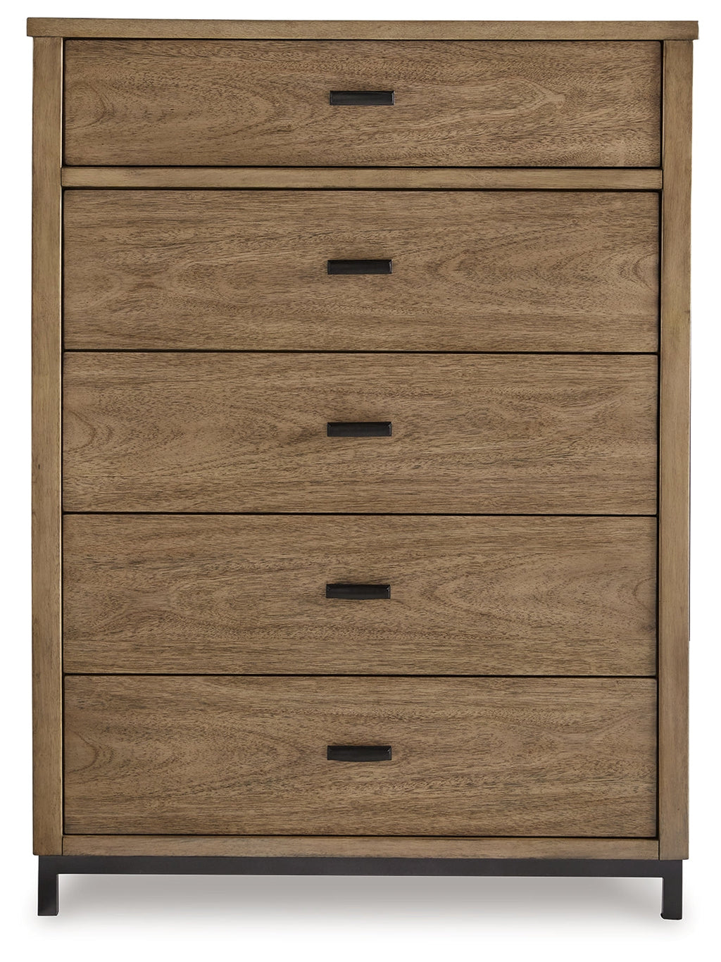 Tomtyn Light Brown Five Drawer Chest