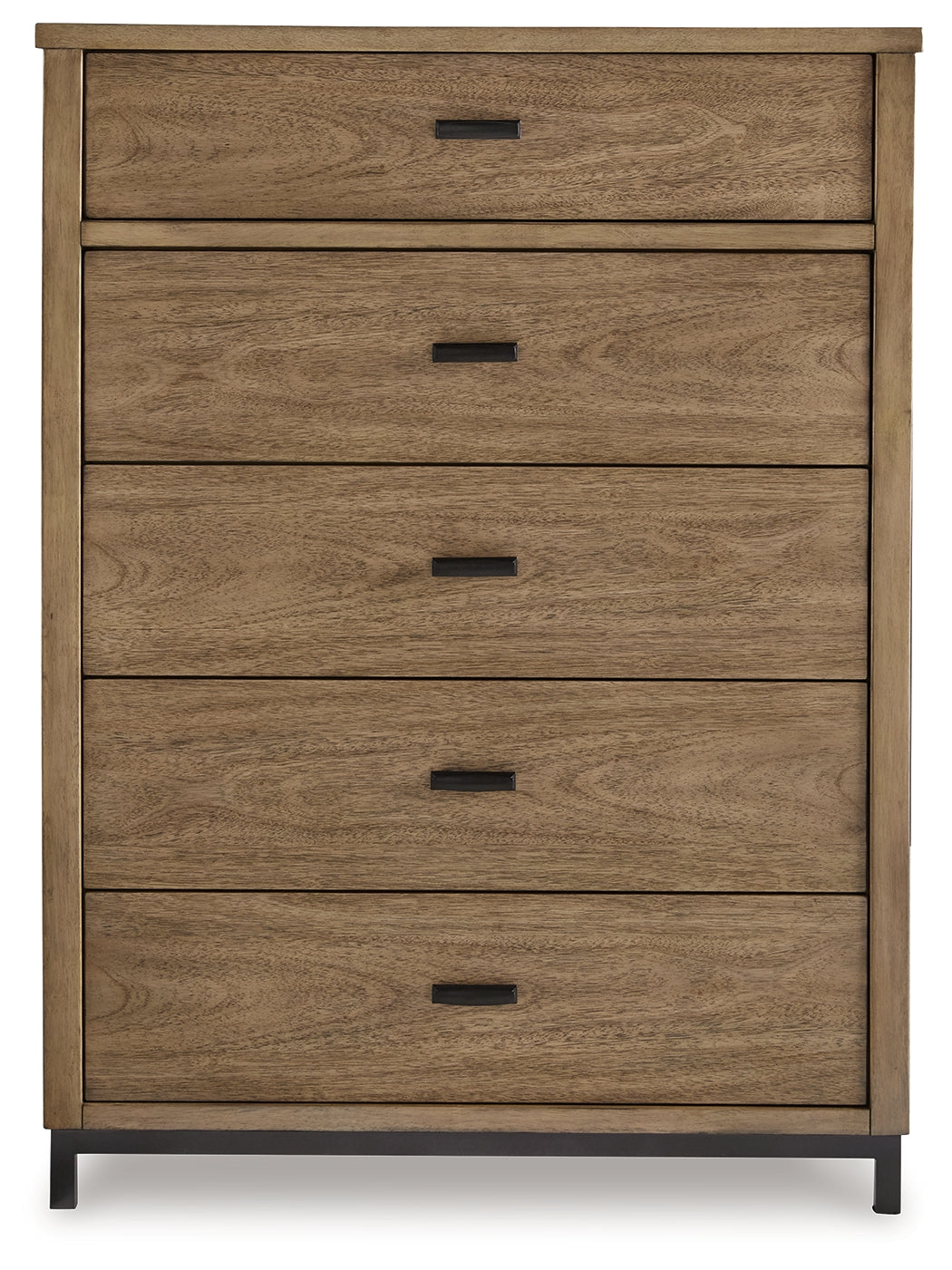 Tomtyn Light Brown Five Drawer Chest