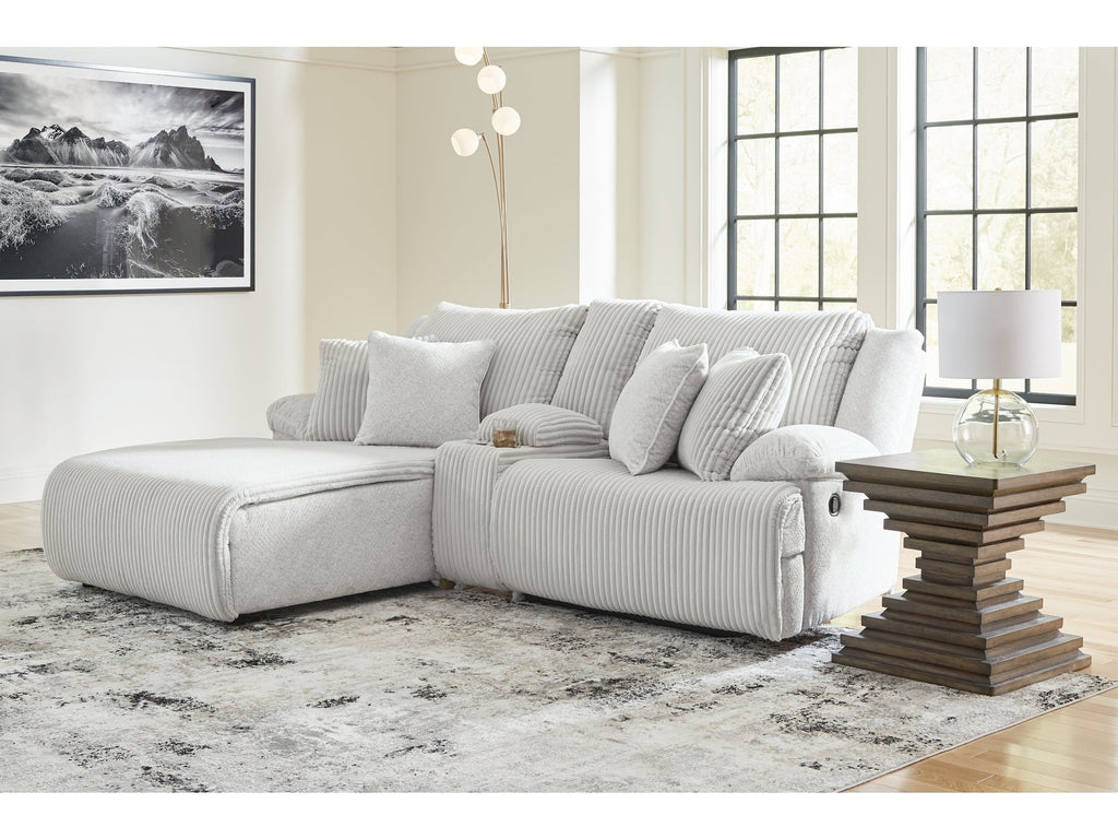 Top Tier Alloy 3-Piece Reclining Sectional Sofa with Chaise