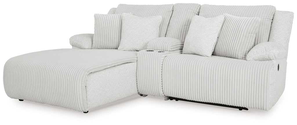 Top Tier Alloy 3-Piece Reclining Sectional Sofa with LAF Chaise