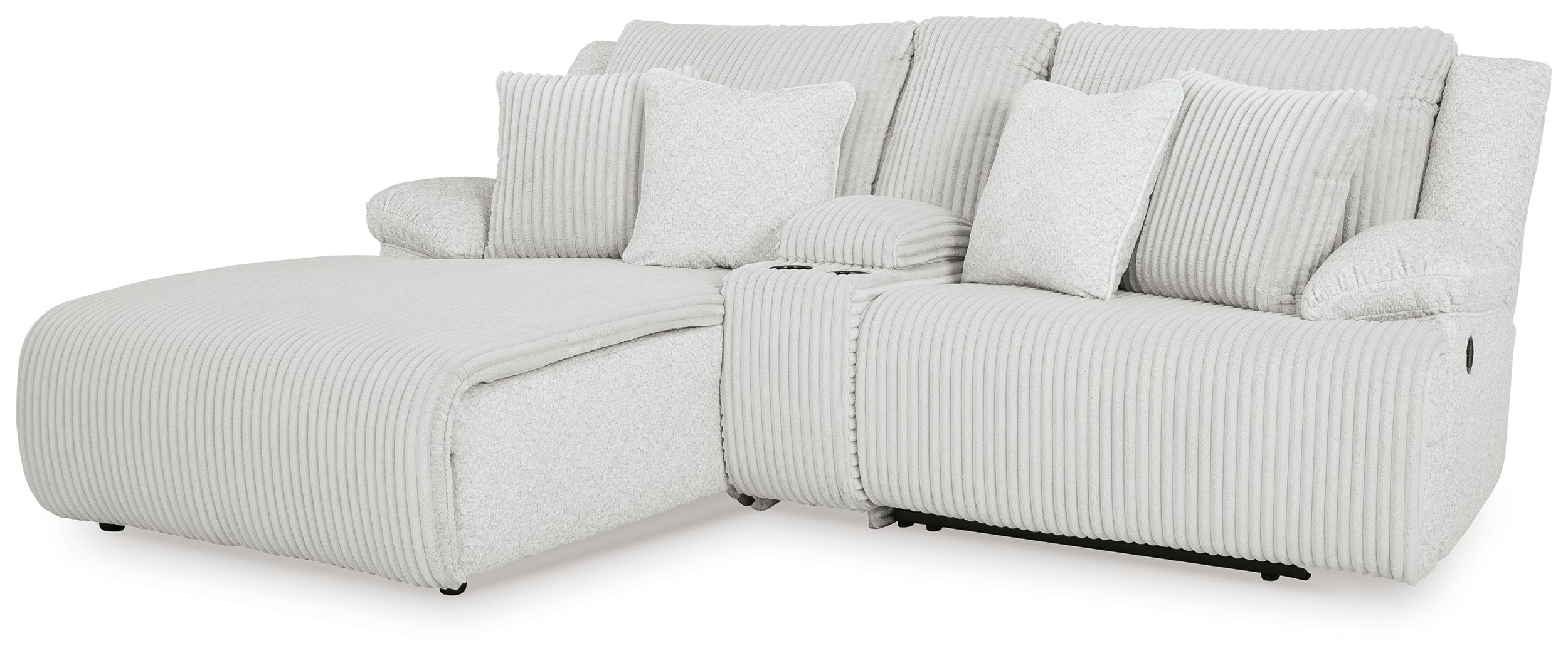 Top Tier Alloy 3-Piece Reclining Sectional Sofa with LAF Chaise