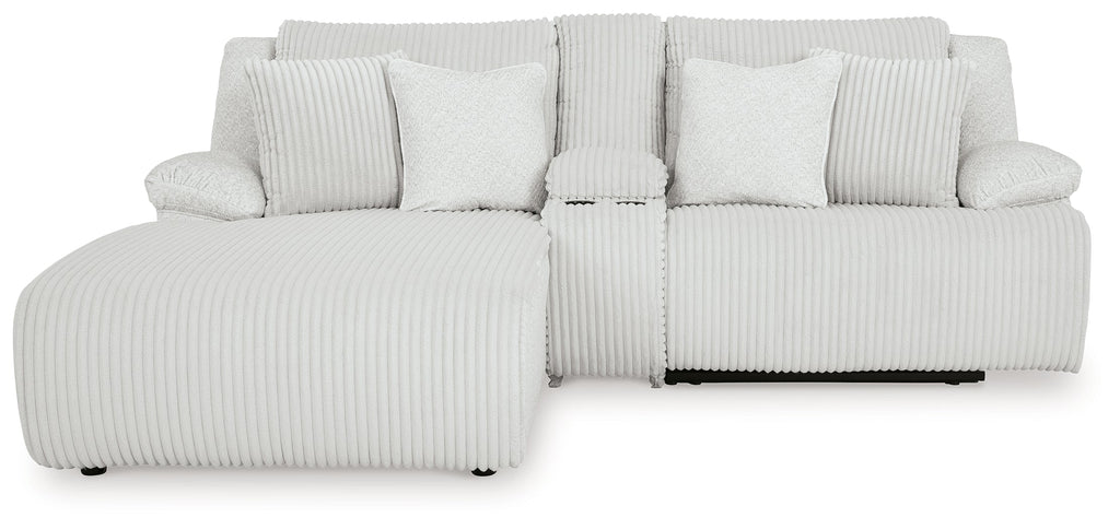 Top Tier Alloy 3-Piece Reclining Sectional Sofa with LAF Chaise