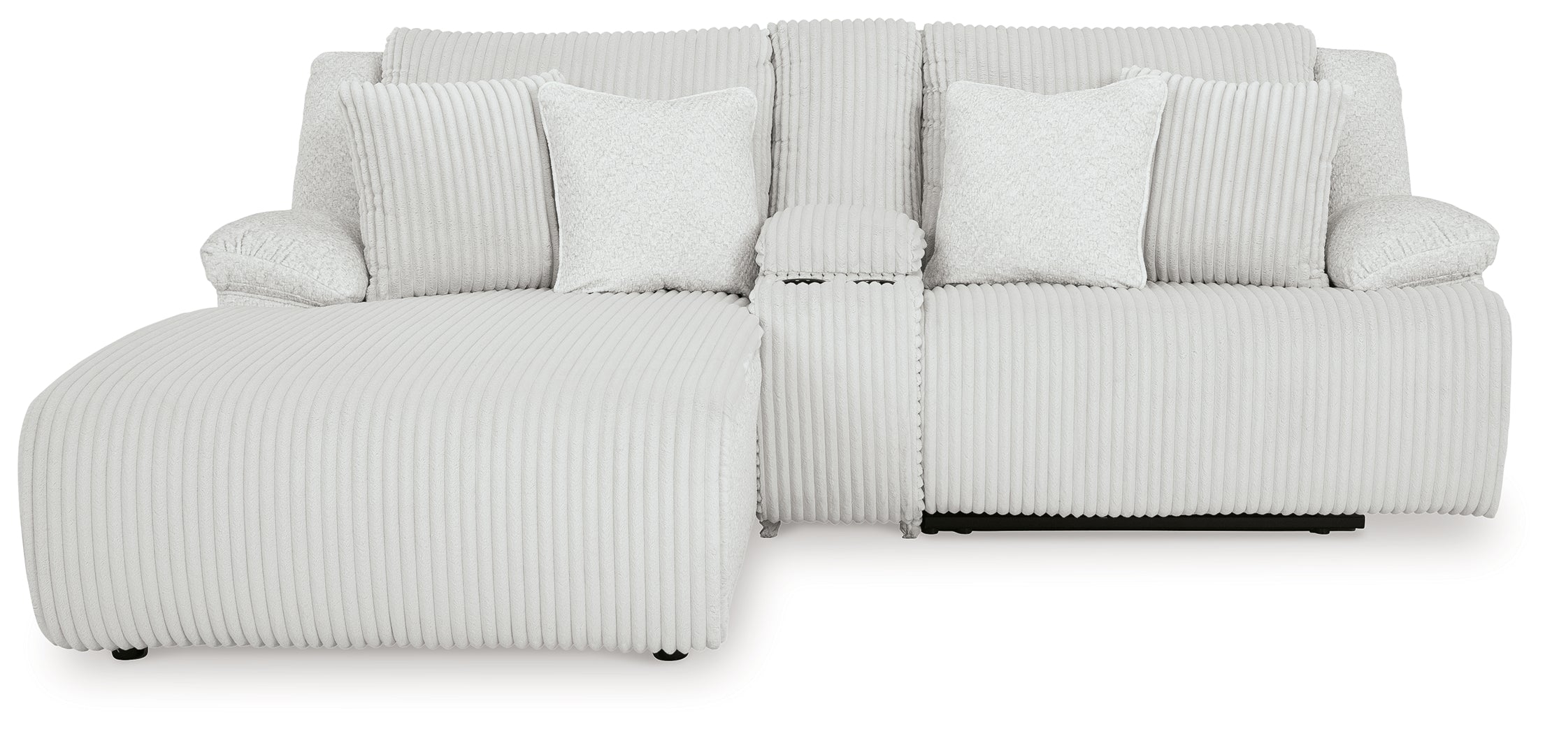 Top Tier Alloy 3-Piece Reclining Sectional Sofa with LAF Chaise