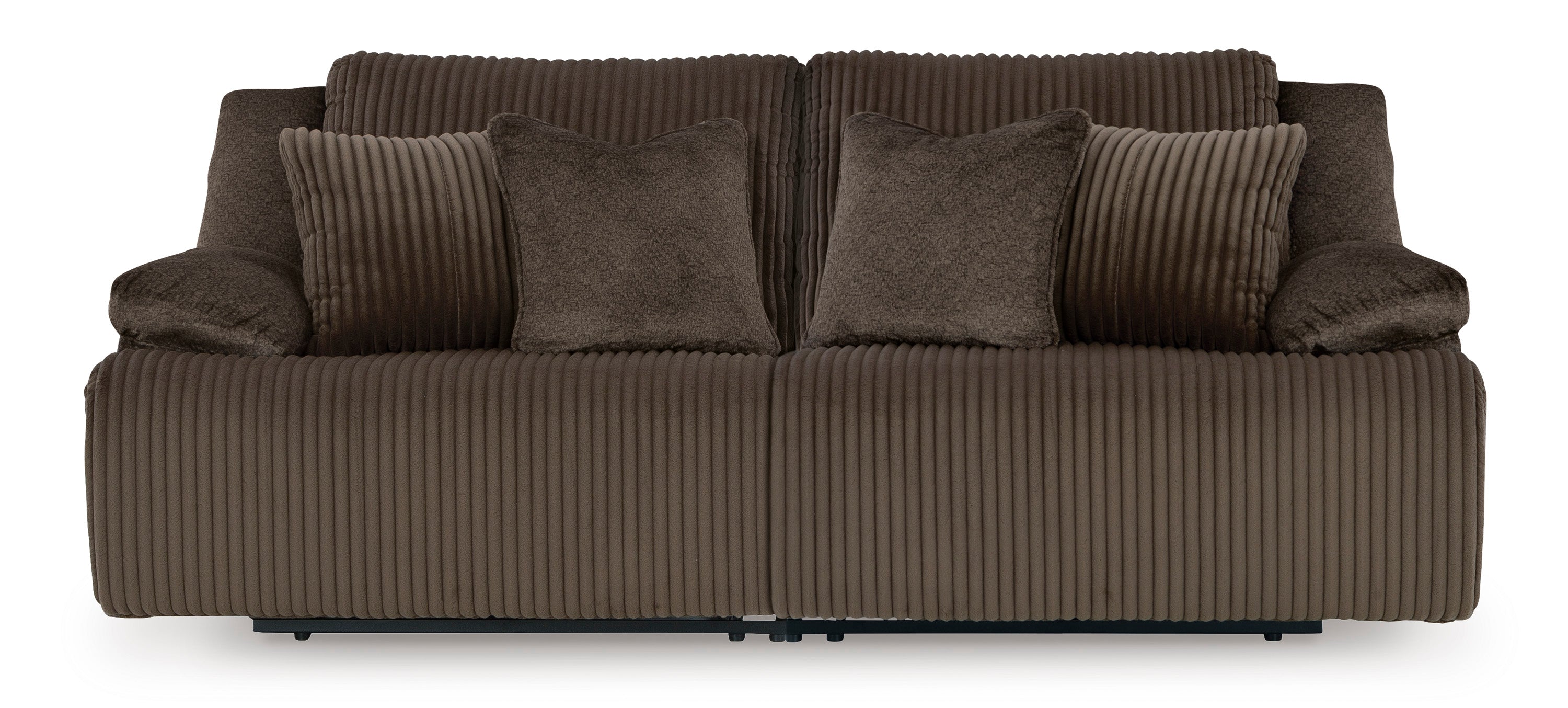 Top Tier Chocolate 3 Pc Reclining Sofa and 2 Pc Reclining Loveseat