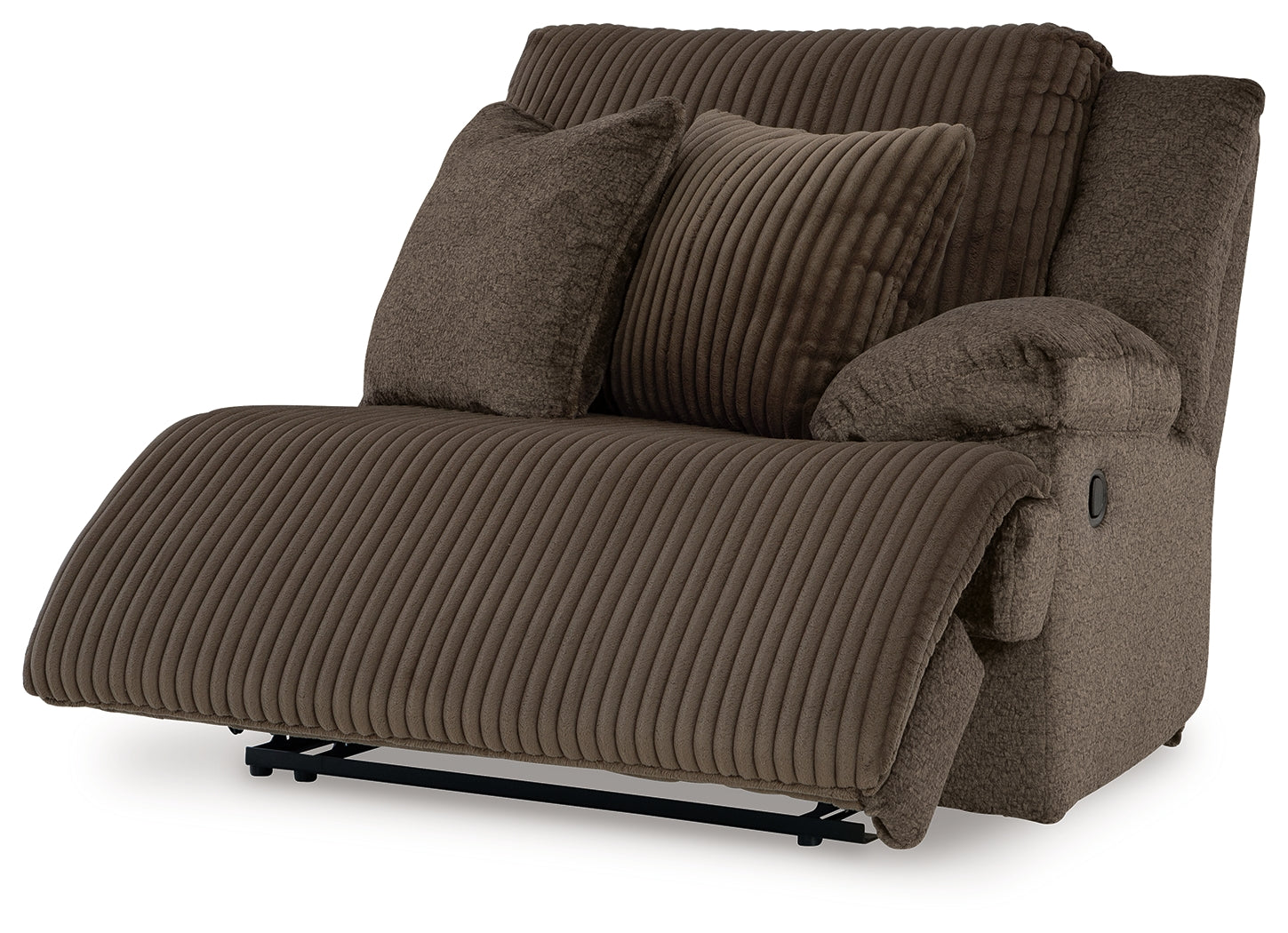 Top Tier Chocolate 3-Piece Sofa Chaise Sectional (Left Shape)
