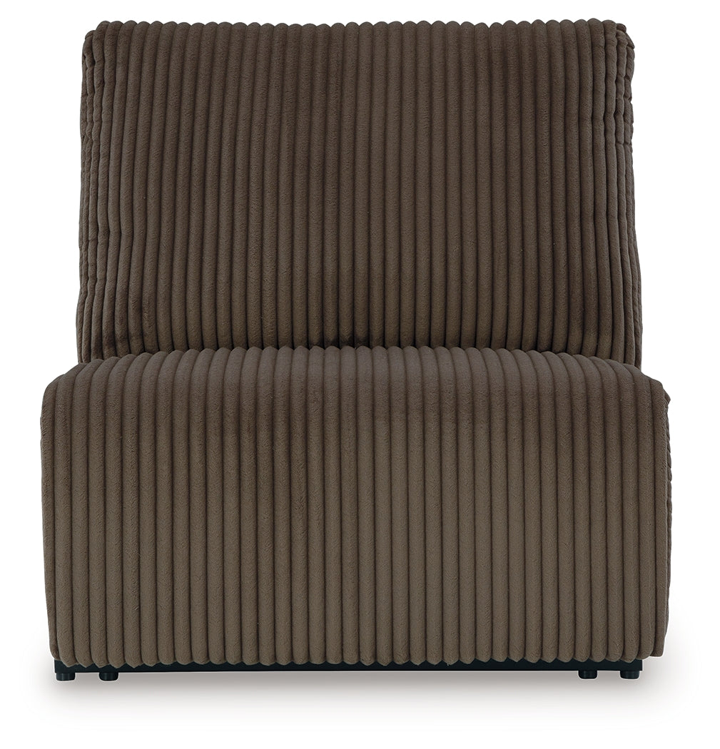 Top Tier Chocolate 4-Piece Reclining Sectional with Chaise