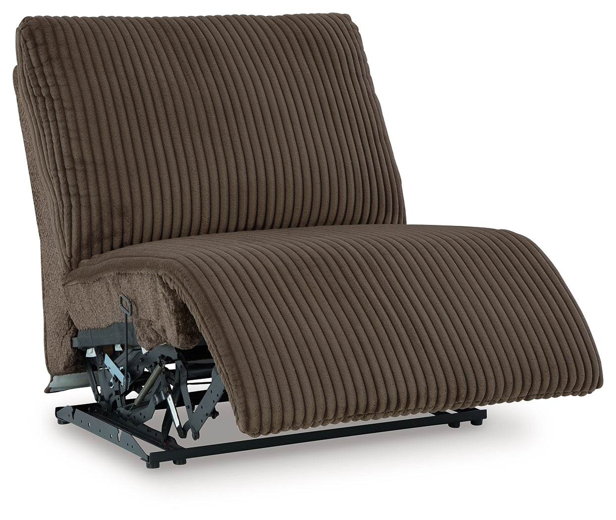 Top Tier Chocolate 4-Piece Reclining Sectional with Chaise