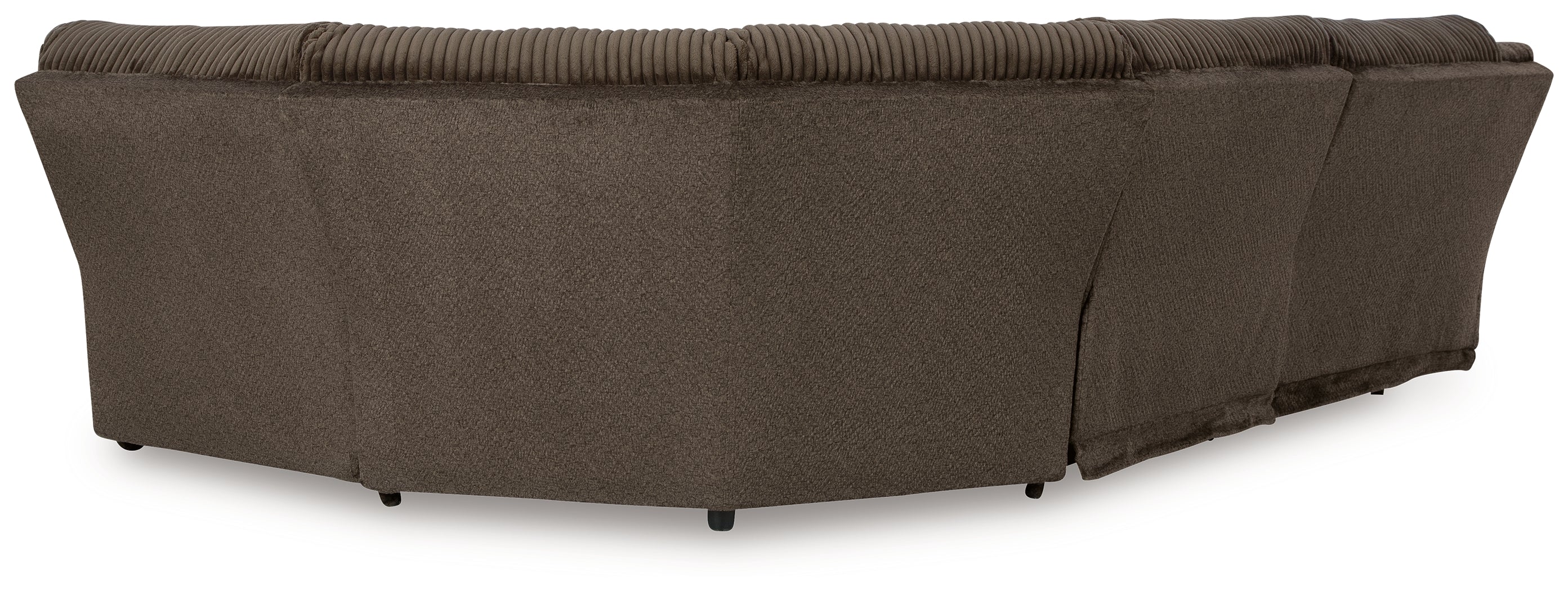 Top Tier Chocolate 5-Piece Reclining Sectional