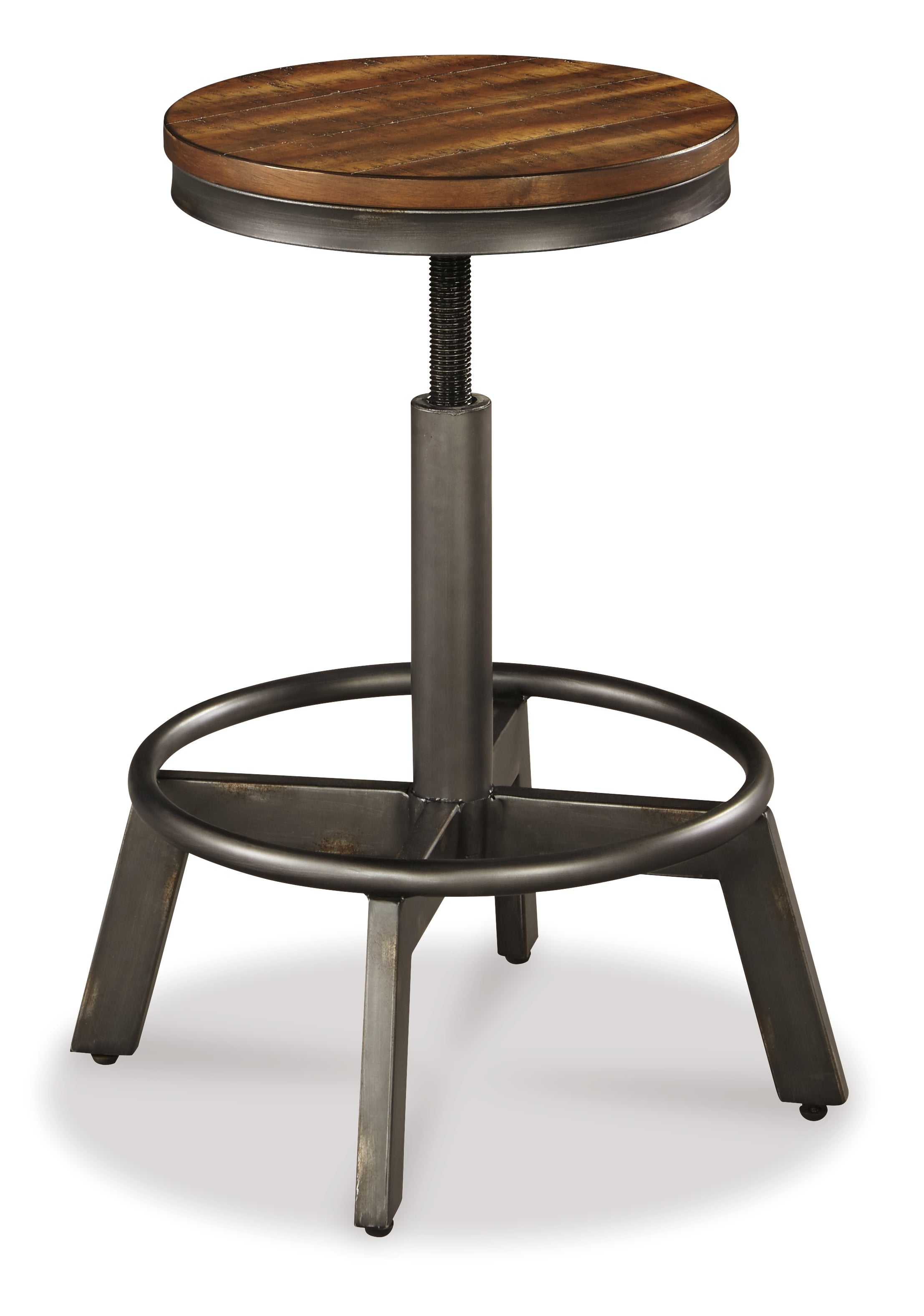 Torjin Brown/Gray Counter Height Dining Table with 4 Barstools
