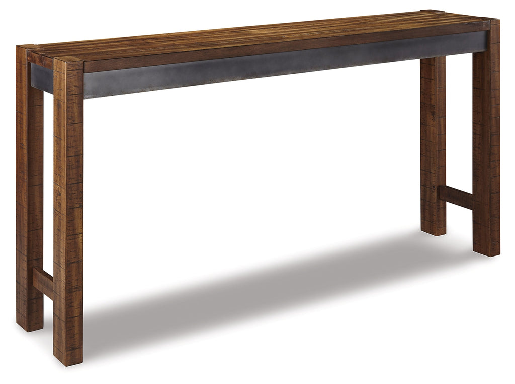 Torjin Brown/Gray Counter Height Long Dining Table