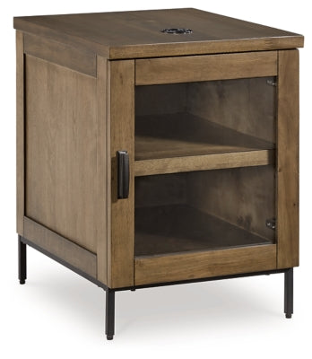 Torlanta Brown Chairside End Table