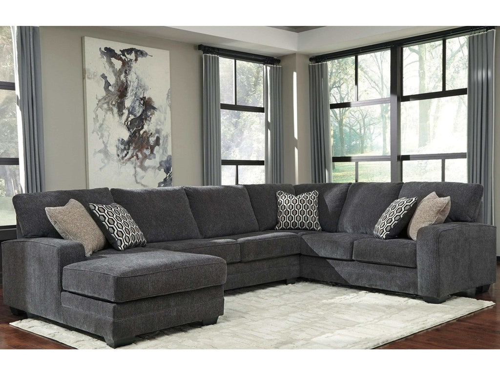 Tracling Slate 3pc LAF Chaise Sectional
