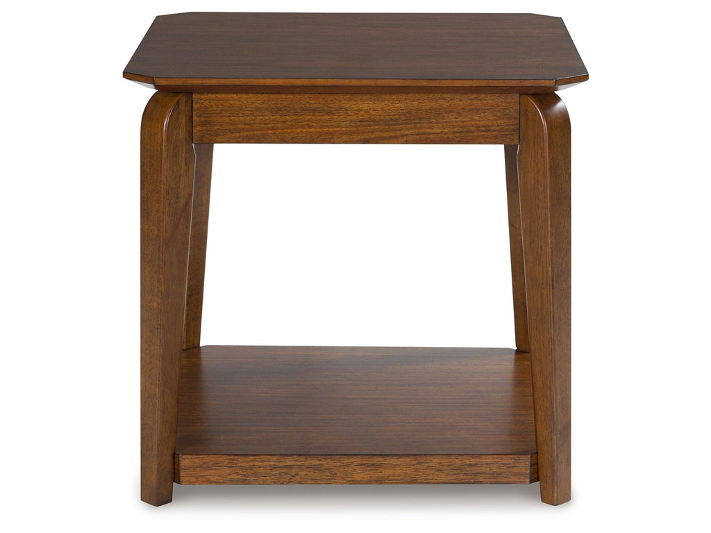 Trenmour Medium Brown Square End Table