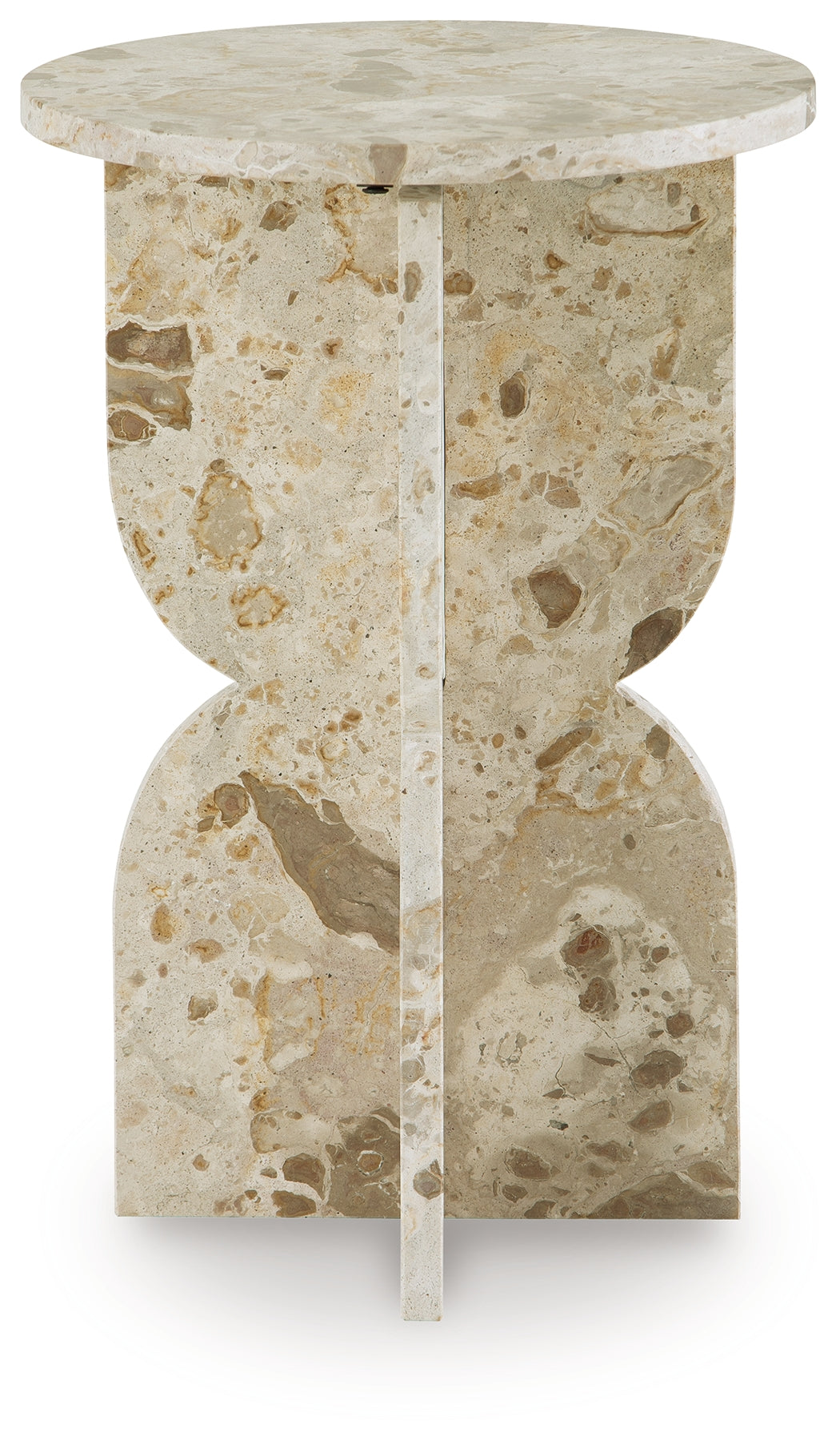 Treygan Beige Accent Table