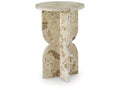 Treygan Beige Accent Table