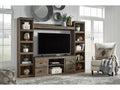 Trinell Brown 4-Piece Entertainment Center