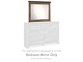 Trinell Brown Bedroom Mirror