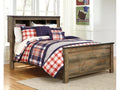 Trinell Brown Full Bookcase Panel Youth Bed