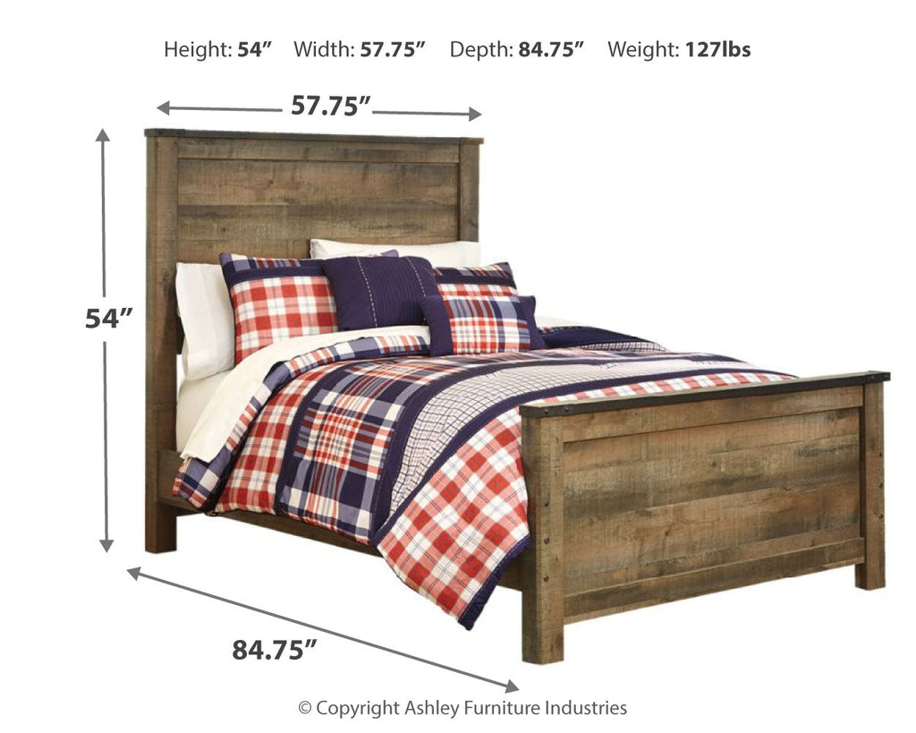 Trinell Full Panel Bedroom Set, Brown
