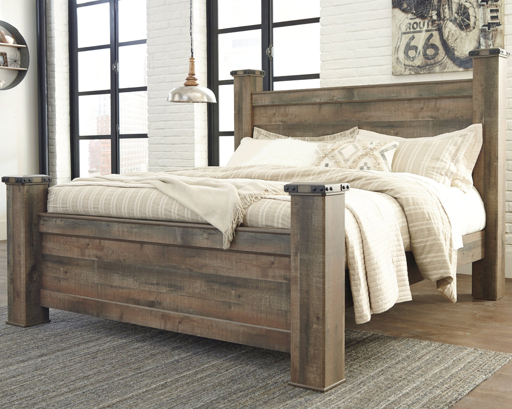 Trinell King Poster Bedroom Set, Brown