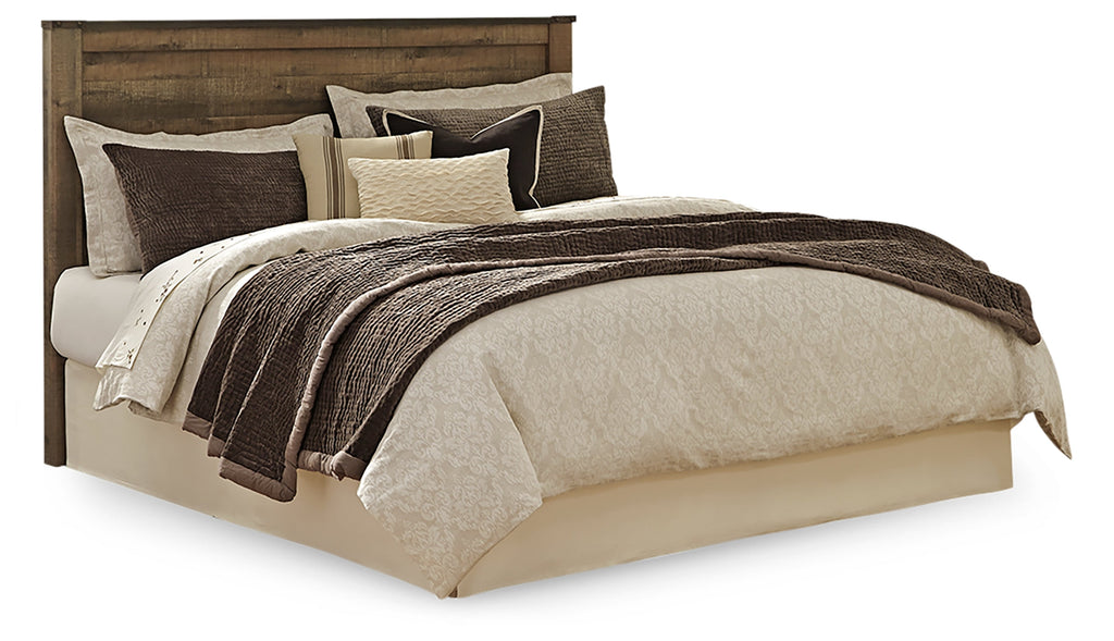 Trinell Queen Panel Headboard & Dresser & Mirror & Chest & Nightstand, Brown