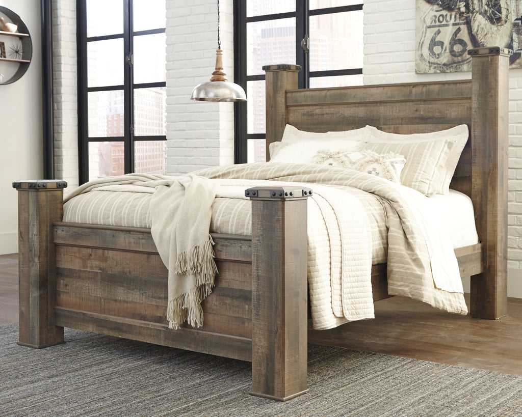 Trinell Queen Poster Bedroom Set, Brown