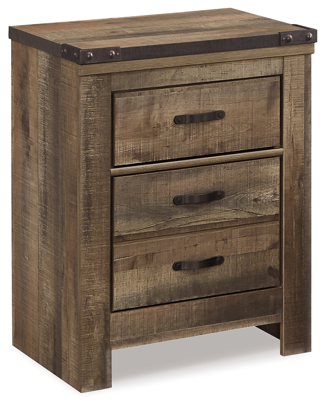 Trinell Brown Twin Storage Bed & Chest & Nightstand