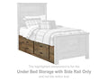 Trinell Under Bed Storage, Brown