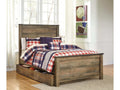Trinell Full Panel Bed with 1 Large Storage Drawer
