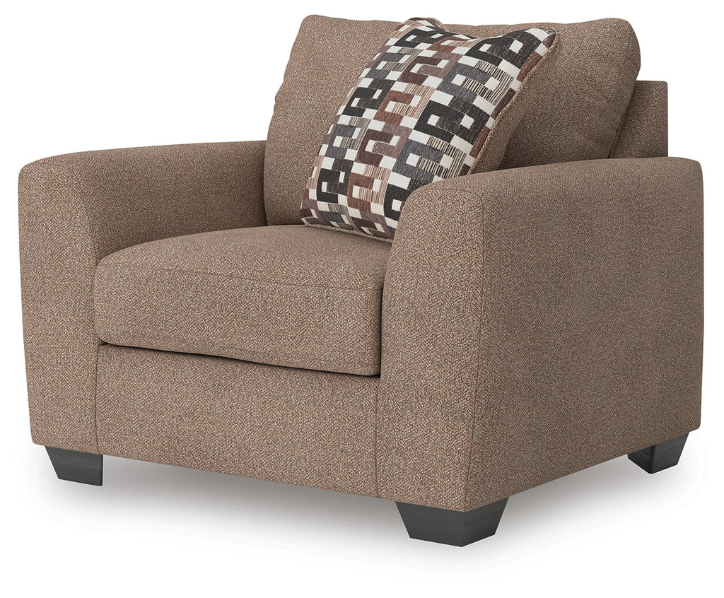 Triston-Peaks Suede Chair and a Half