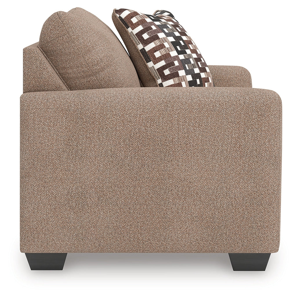 Triston-Peaks Suede Chair and a Half
