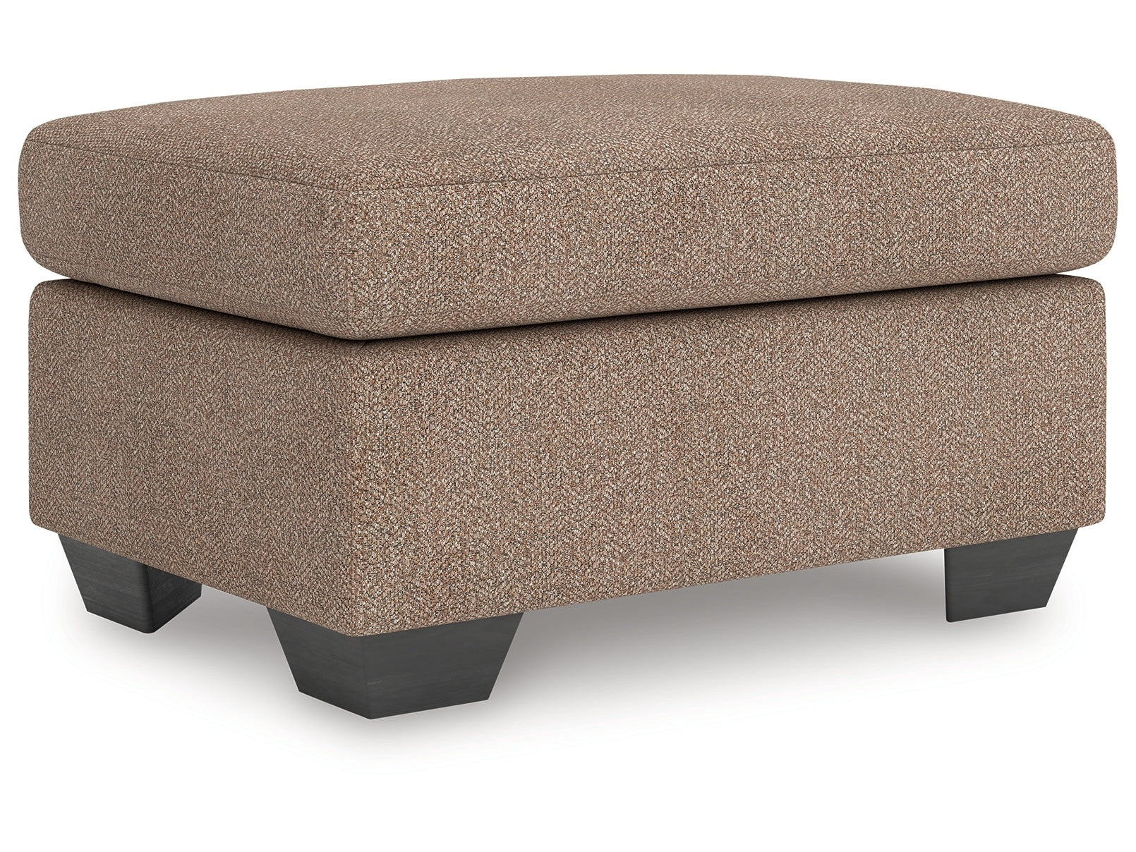 Triston-Peaks Suede Ottoman