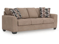 Triston-Peaks Suede Queen Sofa Sleeper
