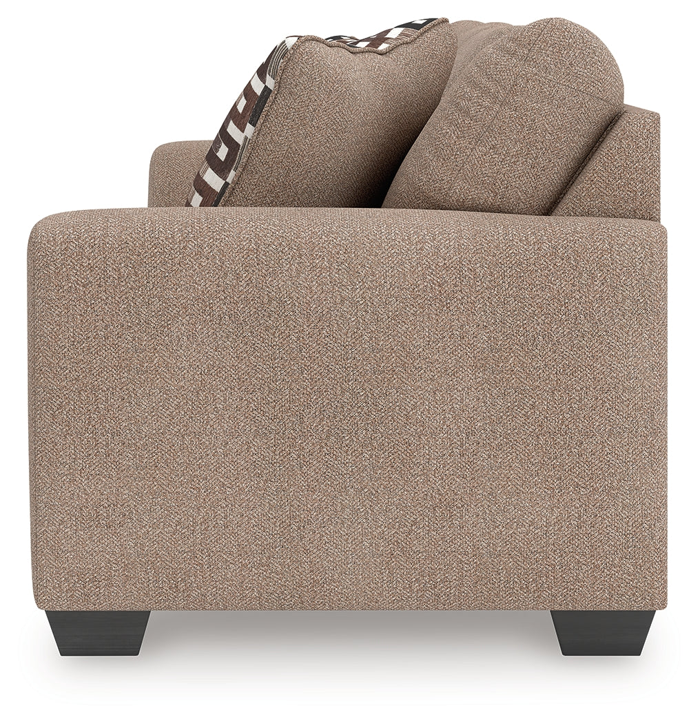 Triston-Peaks Suede Queen Sofa Sleeper