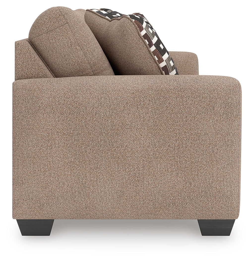 Triston-Peaks Suede Queen Sofa Sleeper