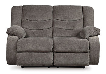 Tulen Gray Manual Reclining Loveseat