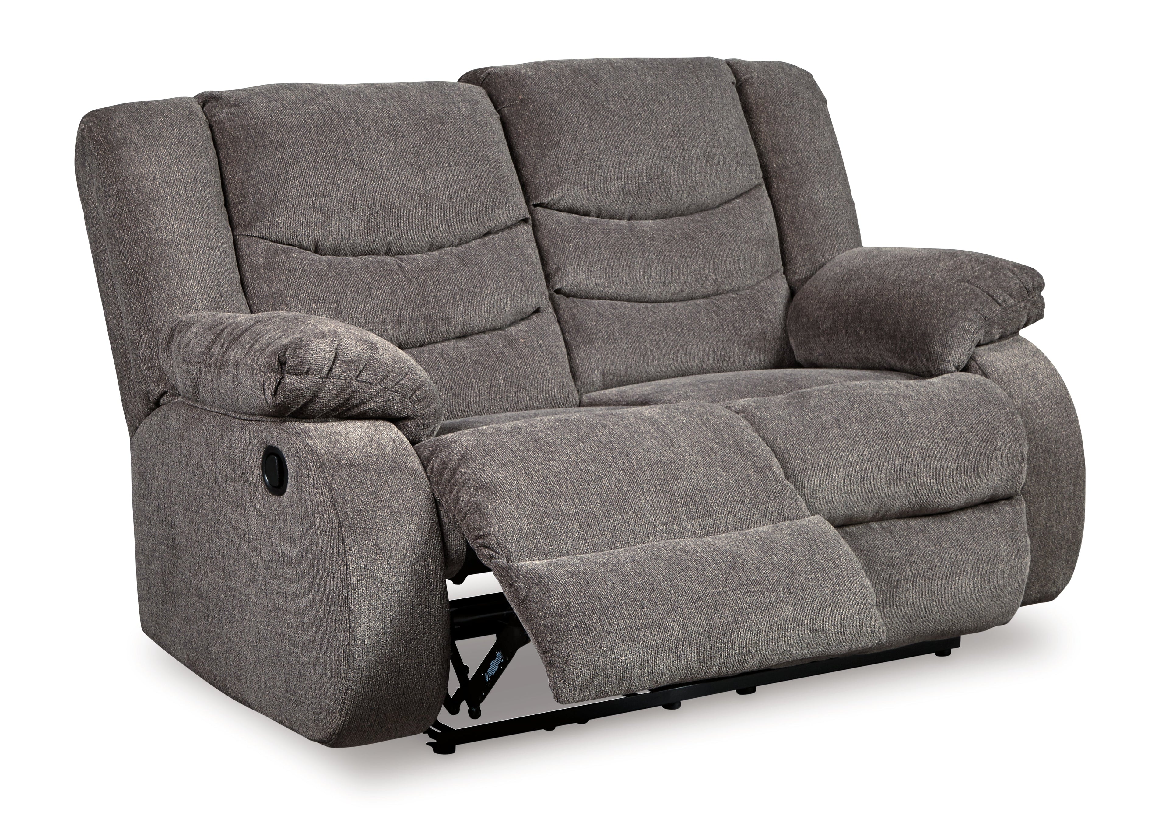 Tulen Gray Reclining Sofa and Loveseat