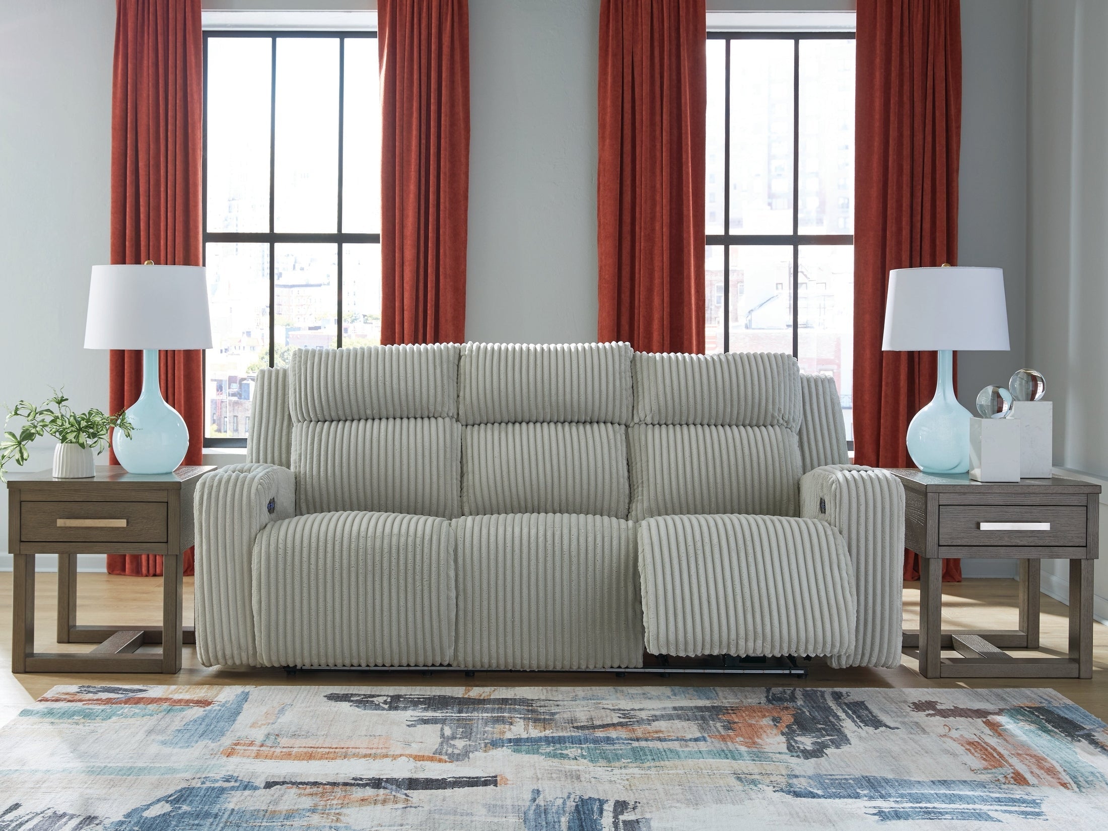 TwinBrooke Alloy Dual Power Reclining Sofa