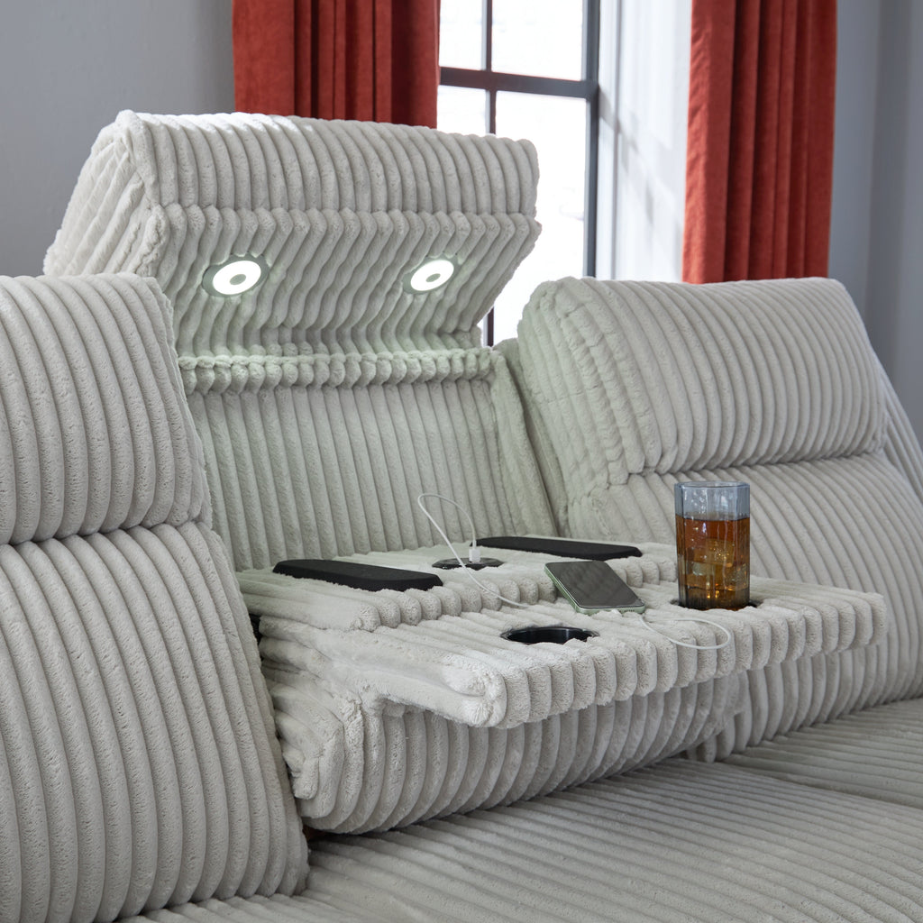 TwinBrooke Alloy Dual Power Reclining Sofa