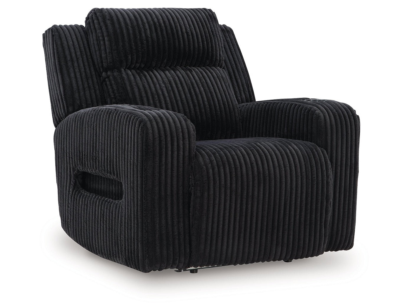 TwinBrooke Black Dual Power Recliner