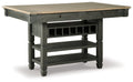 Tyler Creek Black/Gray Counter Height Dining Table