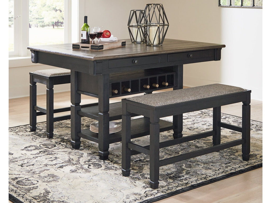 Tyler Creek Black/Gray Counter Height Dining Table
