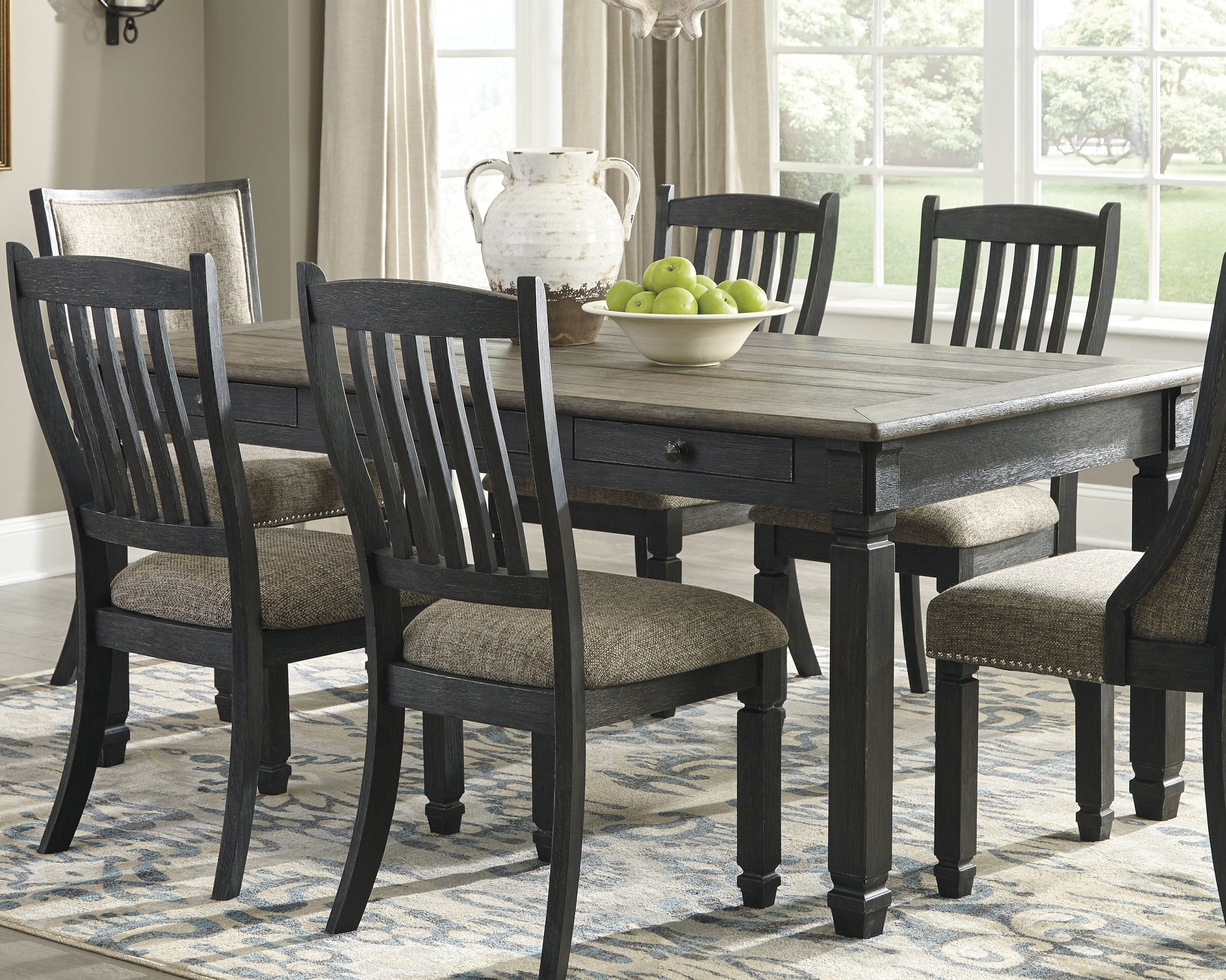 Tyler Creek Black/Gray Dining Table